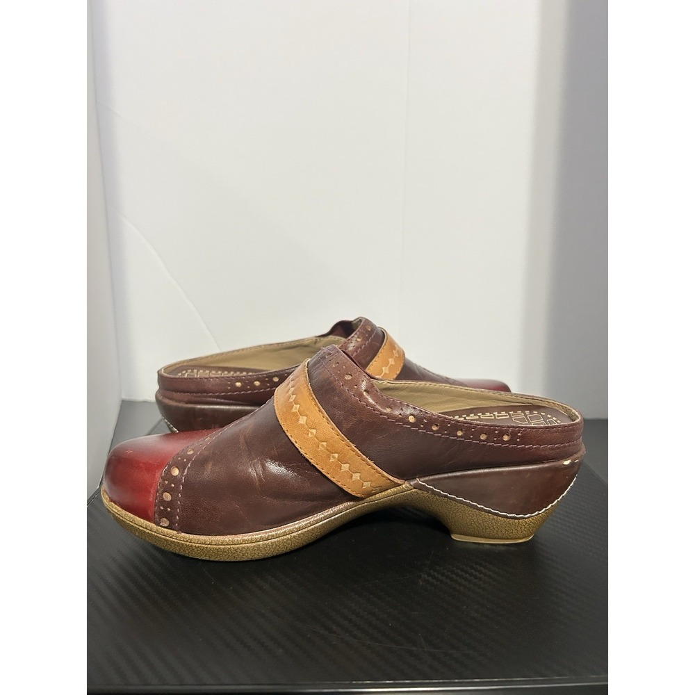 Elite by Corkys Pop Tart Hand-Painted Leather Clog Size US 6/EURO 36 - Picture 3 of 12